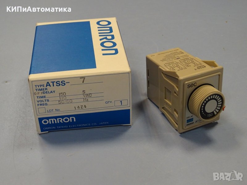 реле време Omron ATSS-7 OFF 150s 110VAC relay pneumatic timer , снимка 1