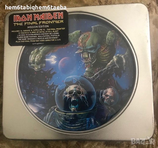 IRON MAIDEN - The Final Frontier - Ltd Mission Edition; Tin Casing, снимка 1