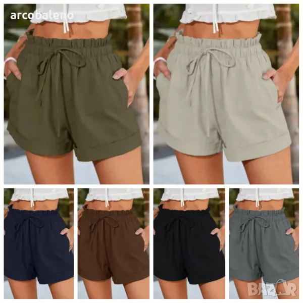 Дамски ежедневни къси панталонки, 6цвята , снимка 1