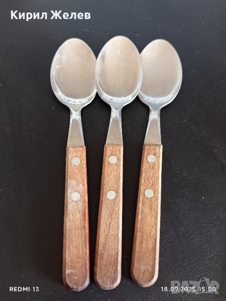 Три лъжици TRAMONTINA MADE IN BRAZIL редки за КОЛЕКЦИЯ 50658, снимка 1
