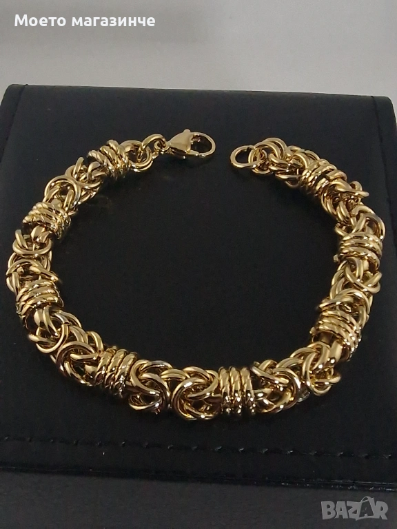 Мъжка гривна „Вериги“ от медицинска стомана , снимка 1