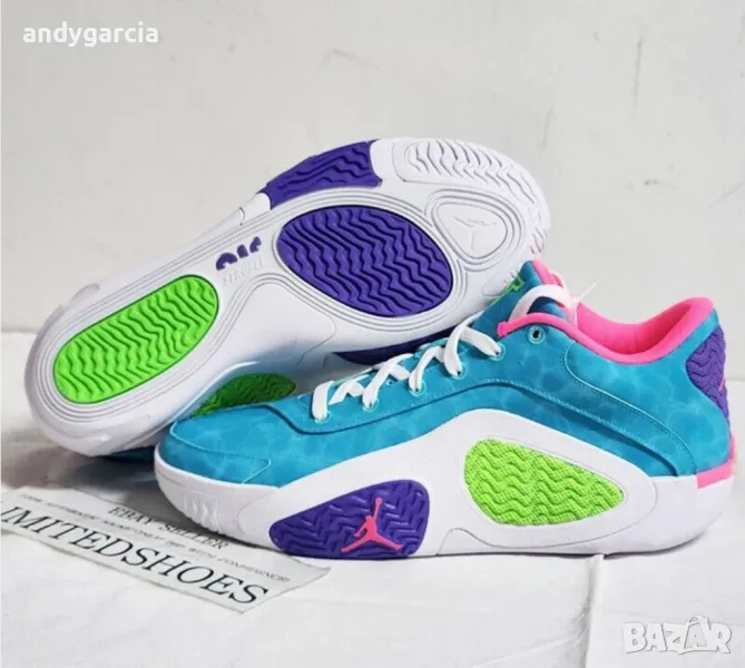 Nike Air Jordan Tatum 2 GPX Hyper Jade 47.5 номер 31см стелка чисто нови в кутия , снимка 1