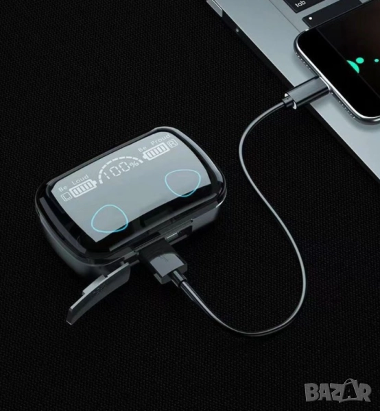 Безжични Bluetooth слушалки с LED цифров дисплей  , снимка 1