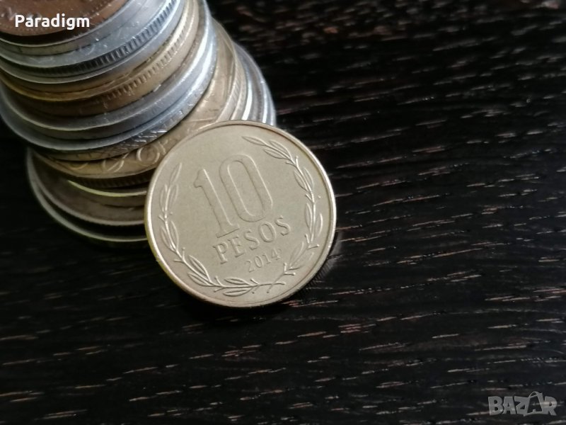 Монета - Чили - 10 песос | 2014г., снимка 1
