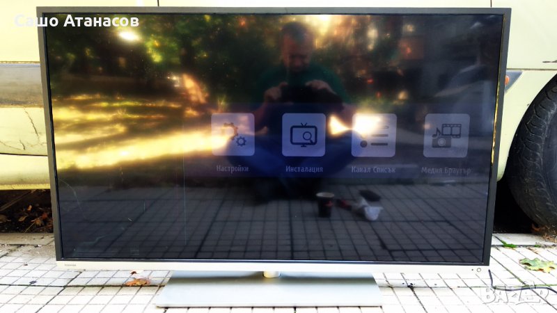 TOSHIBA 48L5435DG със счупена матрица ,17IPS20 ,17MB95M ,17WFM03 ,VES480UNVS-3D-M01 ,GE010RF1-V1.0, снимка 1