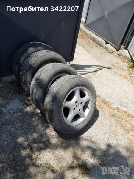 Алуминиеви джанти със болтове комплект., снимка 1