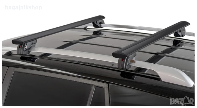 Напречни греди MENABO Fender Black 120 см - Черни, снимка 1