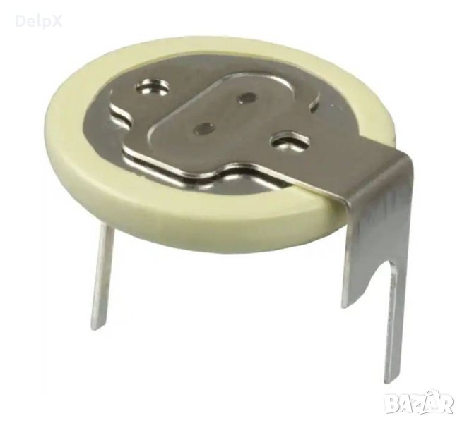 Литиева батерия BR1225, плоска, хоризонтална, за монтаж на платка, 3VDC, снимка 1