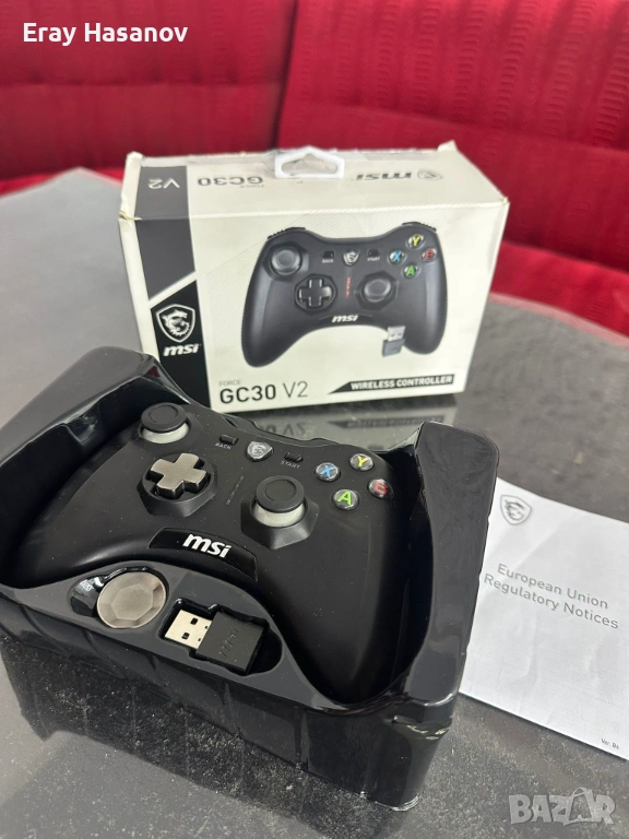MSI Force GC30 V2 – геймпад (черен), снимка 1