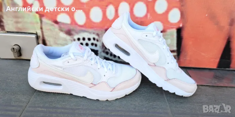 Английски детски маратонки естествена кожа-NIKE, снимка 1