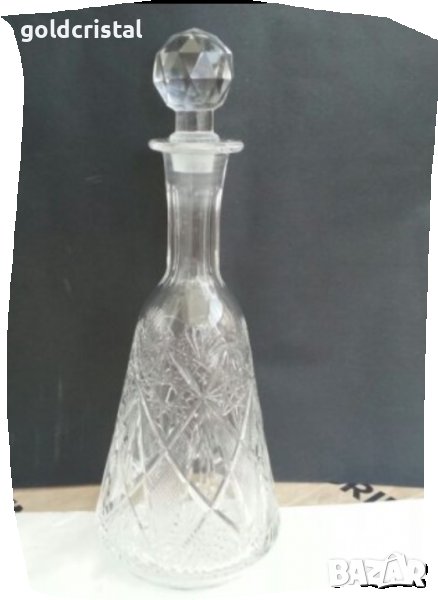 Руска кристална  гарафа , снимка 1