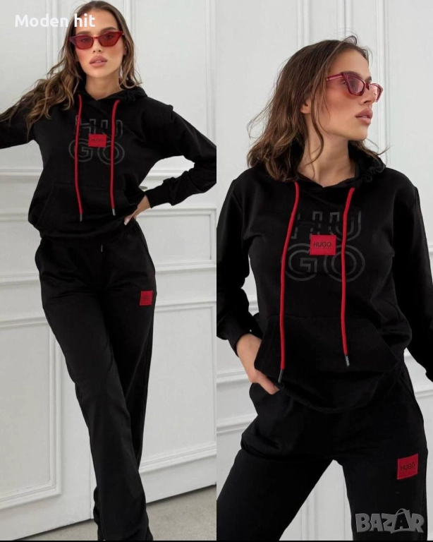 BOSS дамски екип висок клас реплика /худи и долнище/, снимка 1