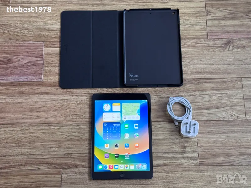 iPad 9 256GB Space Gray`Батерия 98%-20 Цикъла/Като Нов/Smart Cover, снимка 1