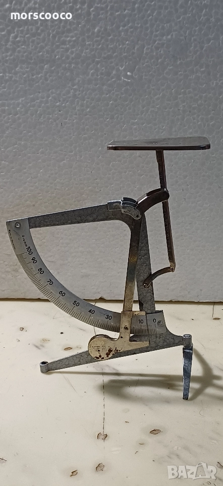 Стара малка пощенска везна -,,Hema"- 100гр. , снимка 1