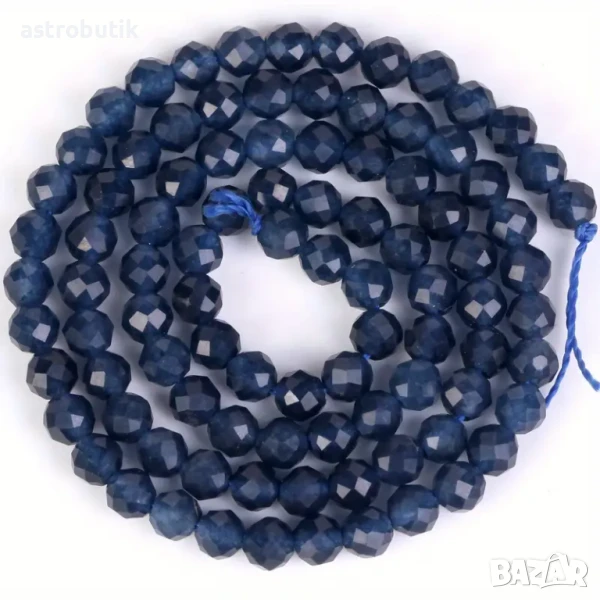 Естествен сапфир 4мм, снимка 1