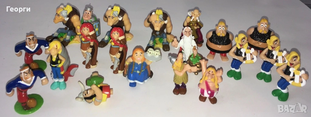 Лот 2 Киндер серии:Asterix & The Romans (2000)& Asterix &The Vikings(2006) Kinder Surprise от Италия, снимка 1