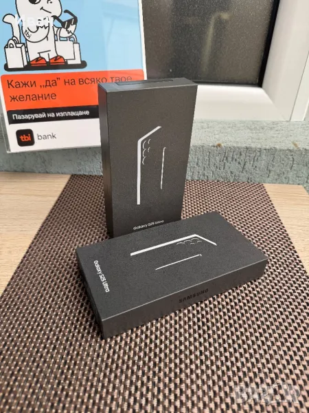 НОВ•ЛИЗИНГ 70лв/м Samsung s25 ultra Gray/Black 256 самсунг, снимка 1
