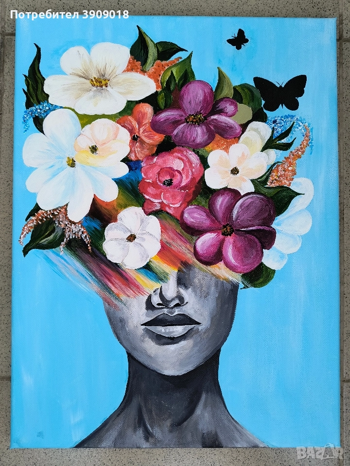 Акрилни картини, ръчно рисувани , снимка 1