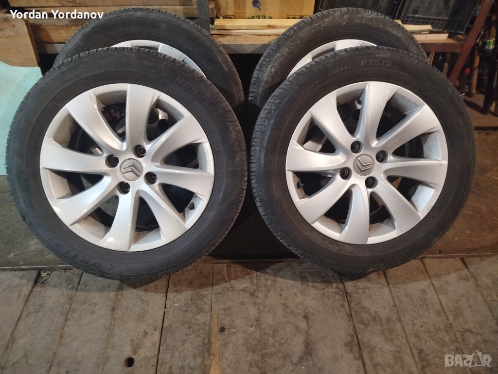Продавам оригинални джанти за "Citroen C4 Picasso" и летни гуми. , снимка 1