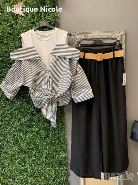 Дамска риза и дамски панталон  🖤, снимка 1