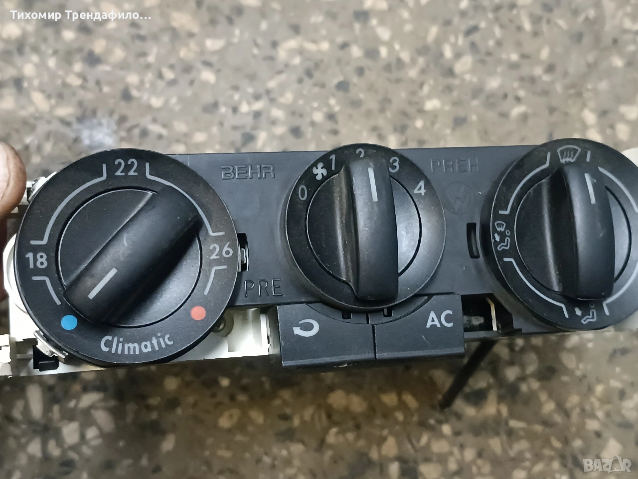 6Q0820045G Climate Control Vw Polo IV 9N3 2006, 6q0 820 045g панел климатик фолксваген поло, снимка 1