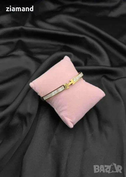 Твърда гривна седеф по марков модел, снимка 1