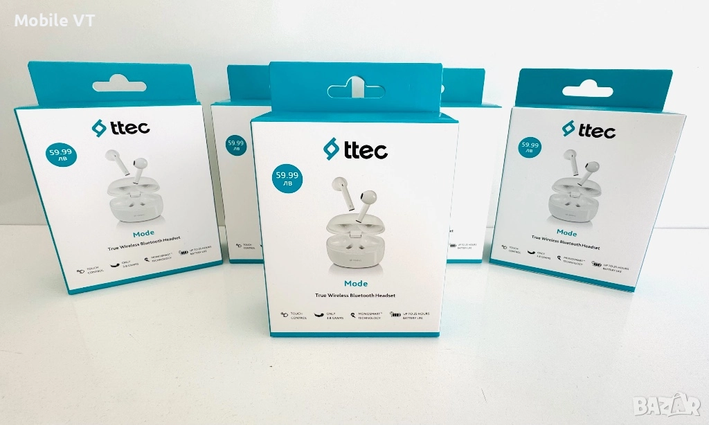 Чисто НОВИ! Безжични Слушалки ttec Mode ! Запечатани!, снимка 1