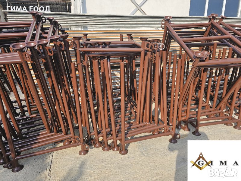 Метални палети с кука за подпори (хюнебеци), снимка 1