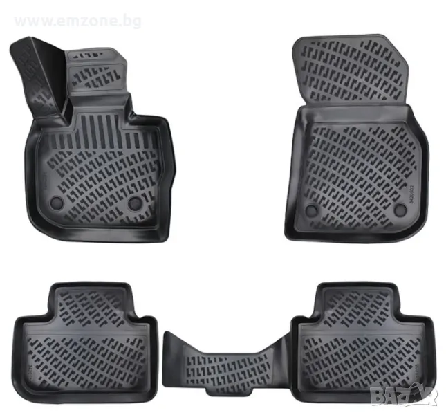 Гумени стелки тип Леген 3D Rizline БМВ BMW X3 F25 G01, снимка 1