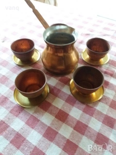 Автентичен сервиз  медни за колекционери., снимка 1