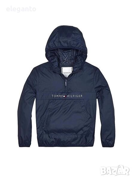 Мъжко яке ветровка Tommy Hilfiger Pop Over Anorak Jacket , S размер , снимка 1