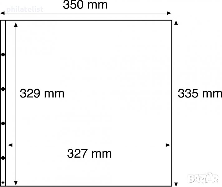 Leuchtturm Maximum 1S лист за един документ / оп 5 бр. /, снимка 1