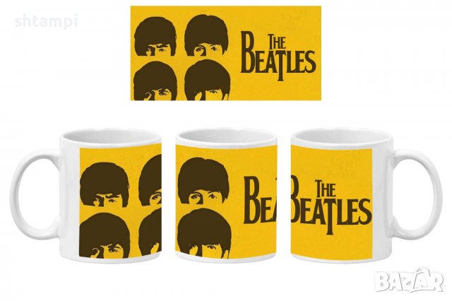 Чаша Beatles 04,Керамична Чаша, Кафе Чай, Игра,Изненада,Подарък,Повод,Празник,Рожден Ден, снимка 6 - Чаши - 38508309