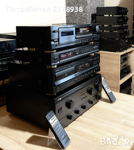  DENON СЕТ : PMA 1560 + DCD  1560 + DRM 740 + TU 580 RD, снимка 4 - Аудиосистеми - 53250753