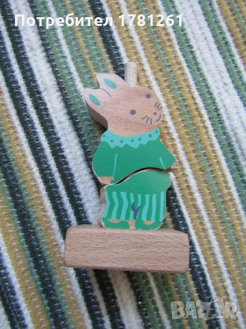 Дървен сортер зайче, снимка 2 - Образователни игри - 31906414
