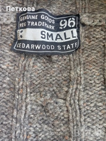 Страхотна плетена жилетка унисекс с качулка , снимка 4 - Жилетки - 50497103