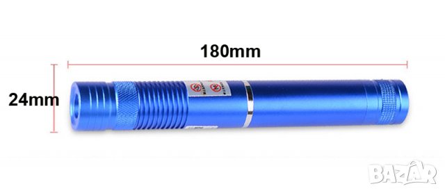 ЛАЗЕР СИН HIGHT POWER 50 000mW 450nm, снимка 7 - Друга електроника - 29253177