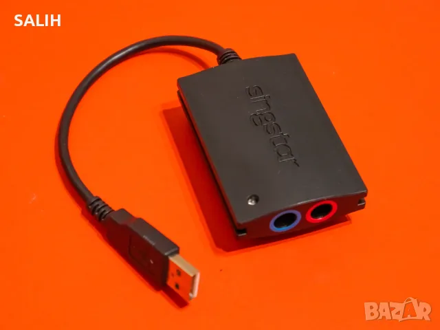 SONY SingStar Microphone Audio Interface – микрофонна аудио звукова карта - PlayStation PS съвместим