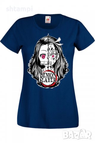 Дамска тениска Demon Slayer Nezuko Kamado 03,Анимация,игра,Празник,Повод., снимка 6 - Тениски - 38058215