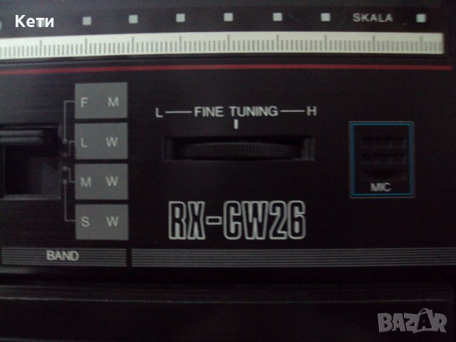  Радиокасетофон Panasonic RX-CW26L , снимка 6 - Радиокасетофони, транзистори - 42783184