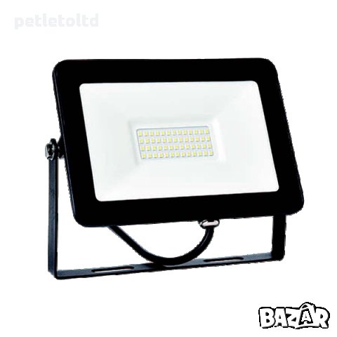 LED Прожектор 50 W 5500K IP 65 VEGA50 SLIM Черен (компактен размер), снимка 1 - Външни лампи - 30942575