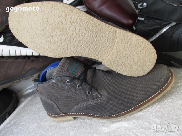КАТО НОВИ Limited Edition кларкове 44 - 45 original  Bullboxer®, BIG BOY, подметка естествен каучук, снимка 4 - Мъжки боти - 31389172
