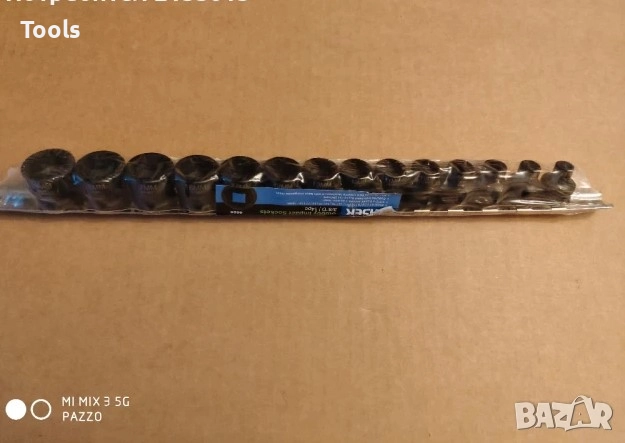 LASER TOOLS 14броя 3/8 impact stubby profile Шестостенни качествени вложки камъни