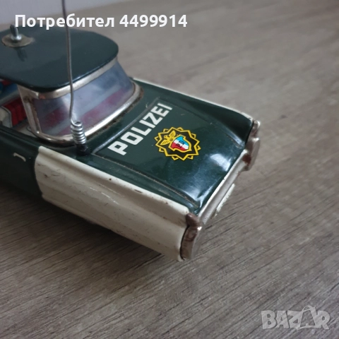 Стара ламаринена количка играчка Ichiko Japan 1960, снимка 6 - Колекции - 52380354