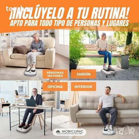 Електрически уред за раздвижване на крака Mobiclinic Legfit (Мострен / Нов / Проверен)  , снимка 7 - Масажори - 55832190