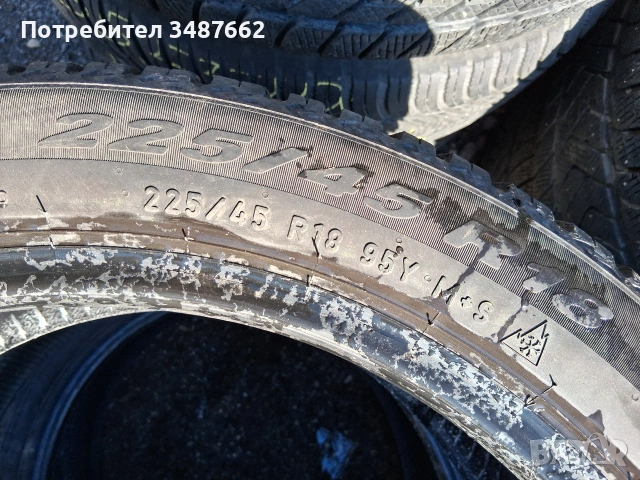 225 45 18 PIRELLI 2бр всесезонни дот 2022г , снимка 4 - Гуми и джанти - 53160902