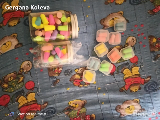 Меки тапи за уши.