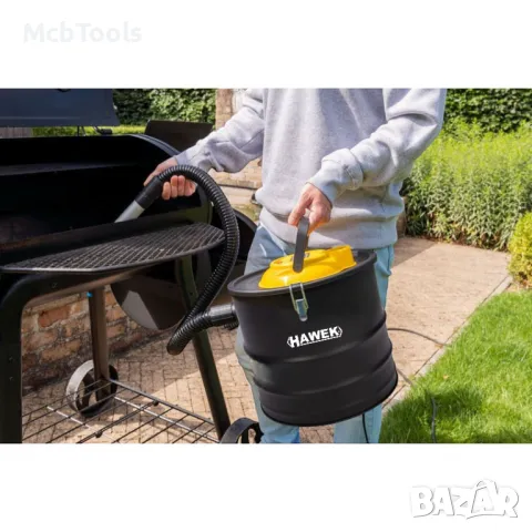 Прахосмукачка за пепел 20л 1200w HAWEK, снимка 5 - Прахосмукачки - 49982473