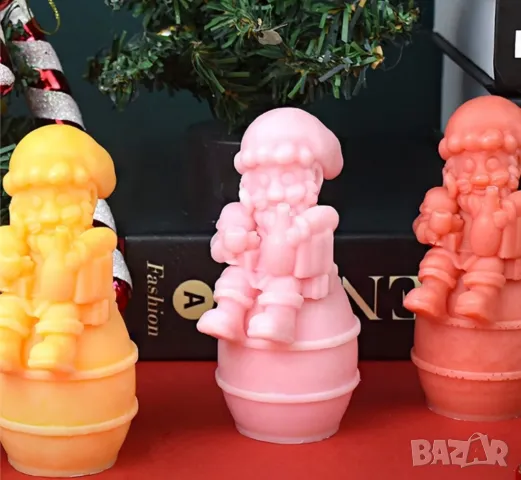 Молд дядо Коледа 4, снимка 3 - Форми - 47368571