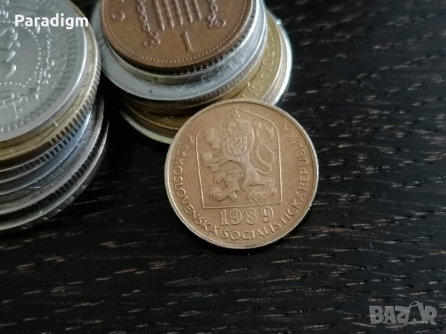 Монета - Чехословакия - 20 халера | 1989г., снимка 2 - Нумизматика и бонистика - 29259327